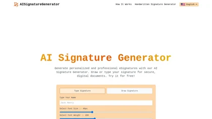 AI Signature Generator